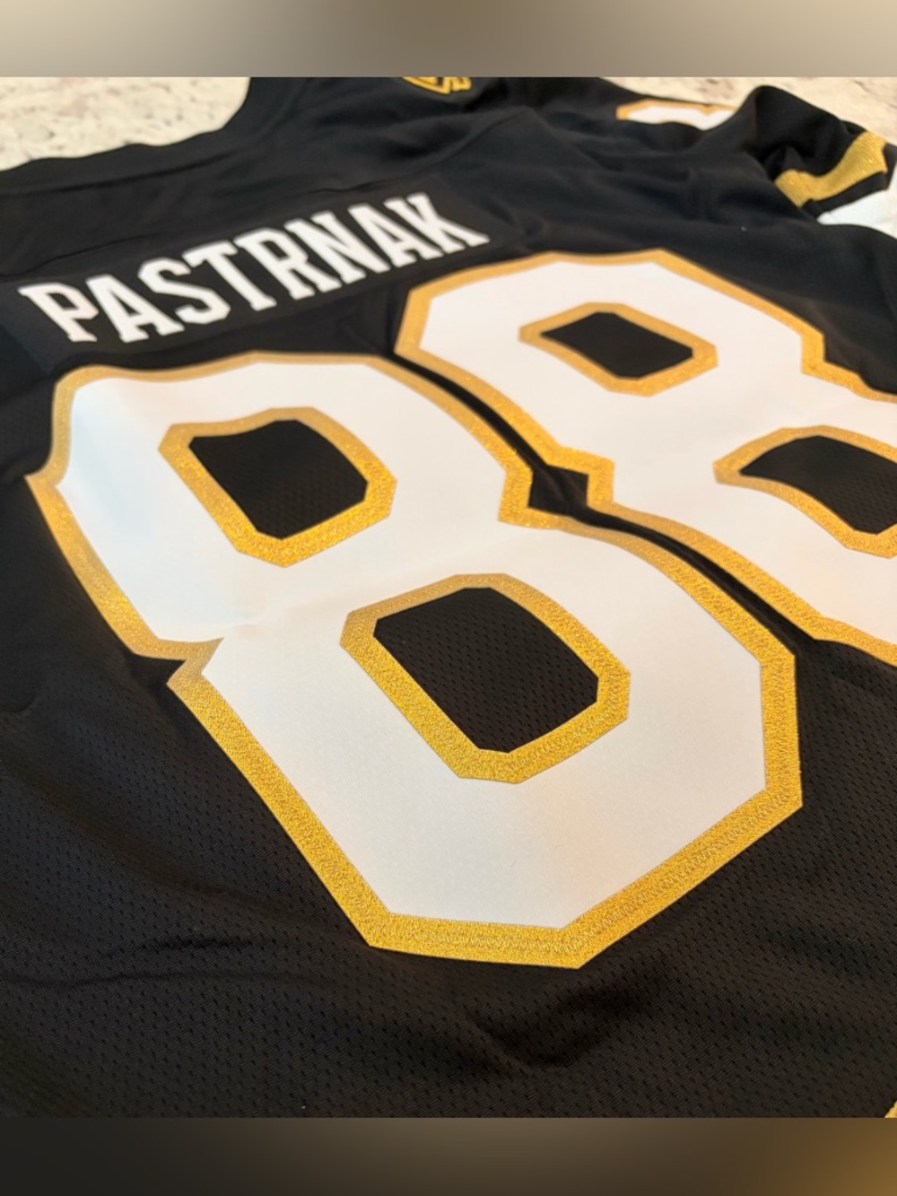 Fanatics Authentic Boston Bruins 100th Anniversary Pastrnak #88 Jersey Women’s L - Picture 6 of 6